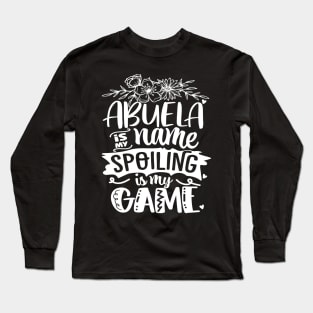 Abuela Grandma the Hispanic Grandma And Mother's Day Abuela Long Sleeve T-Shirt